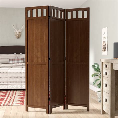 You'll love the Epperson 54'' W x 72'' H 3 - Panel Solid Wood Folding Room Divider at Wayfair - Great Deals on all Décor & Pillows products with Free ....
